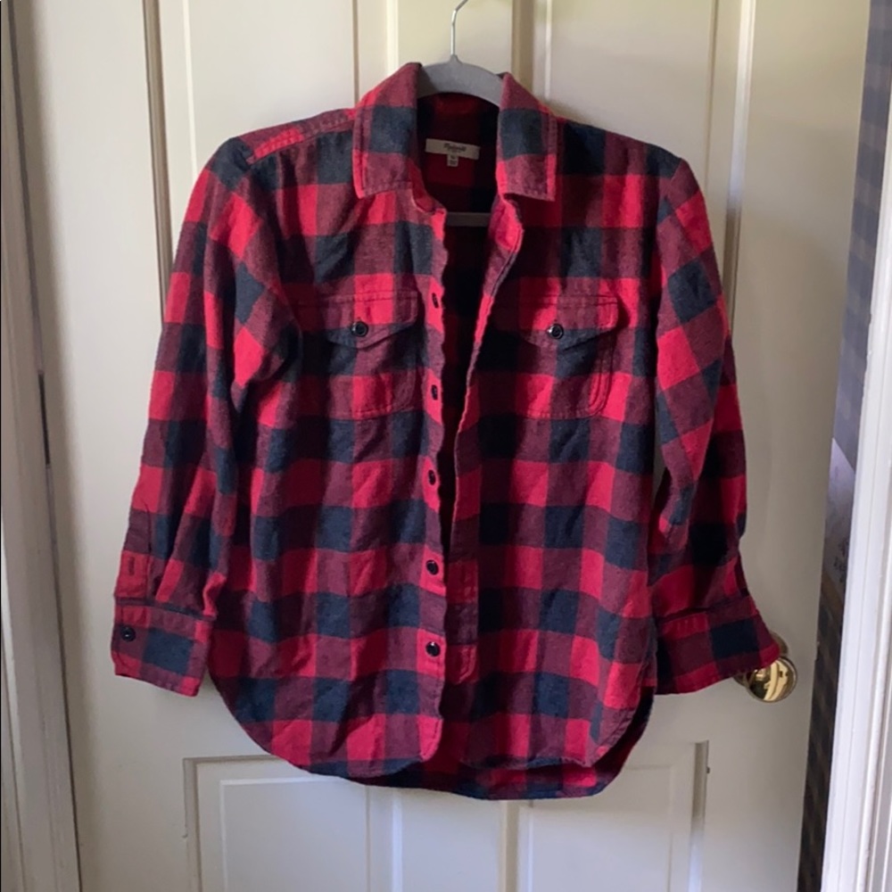 Wool button up shirt